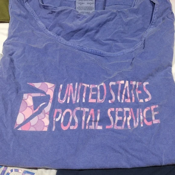 Huge LOT OF XXL 2XL  18 TOTAL USPS SHIRTS. 8 TEE SHIRTS AND 10 TANK TOPS - Picture 8 of 12
